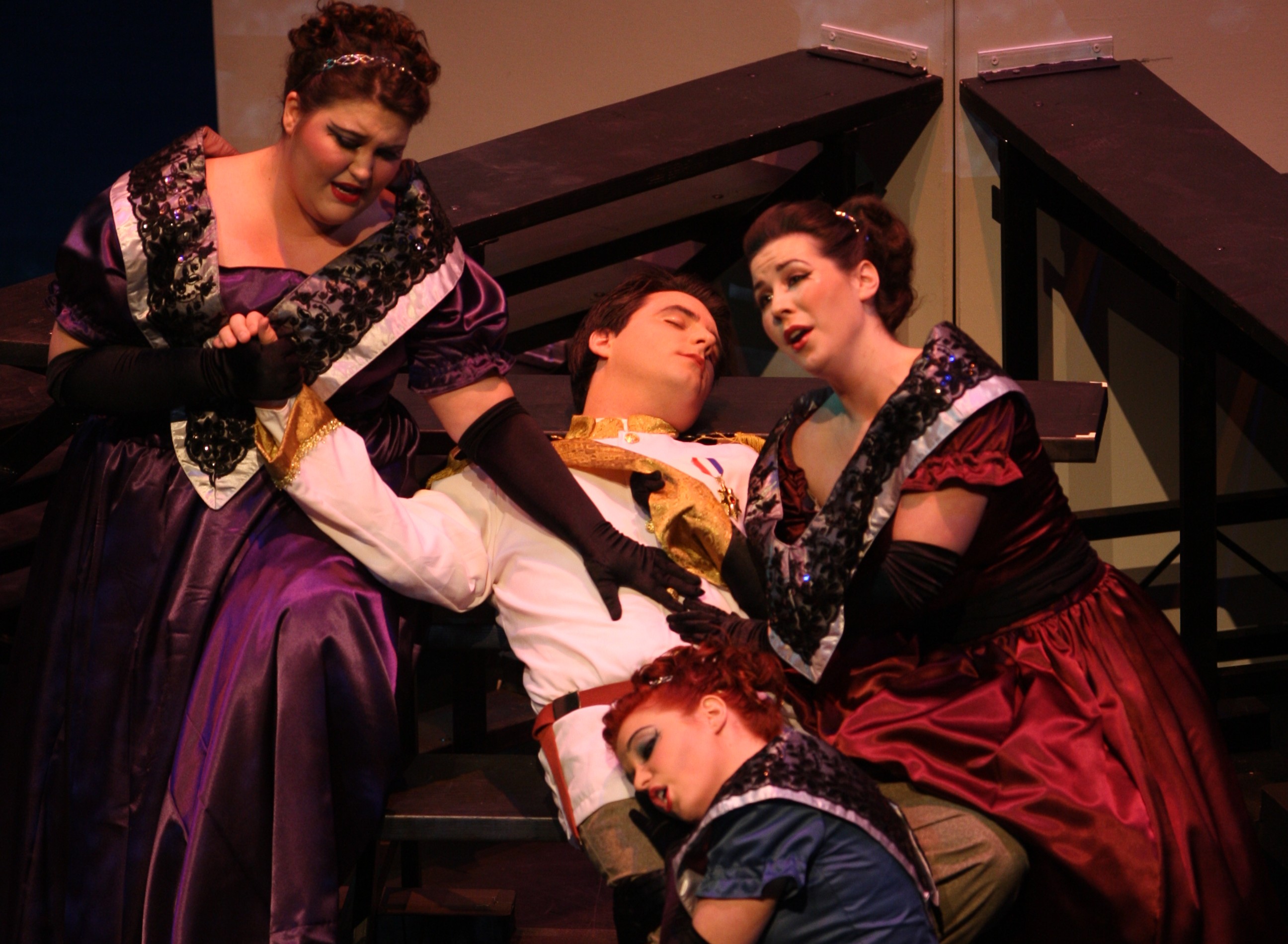 Opera performers in Mozart's The Magic Flute