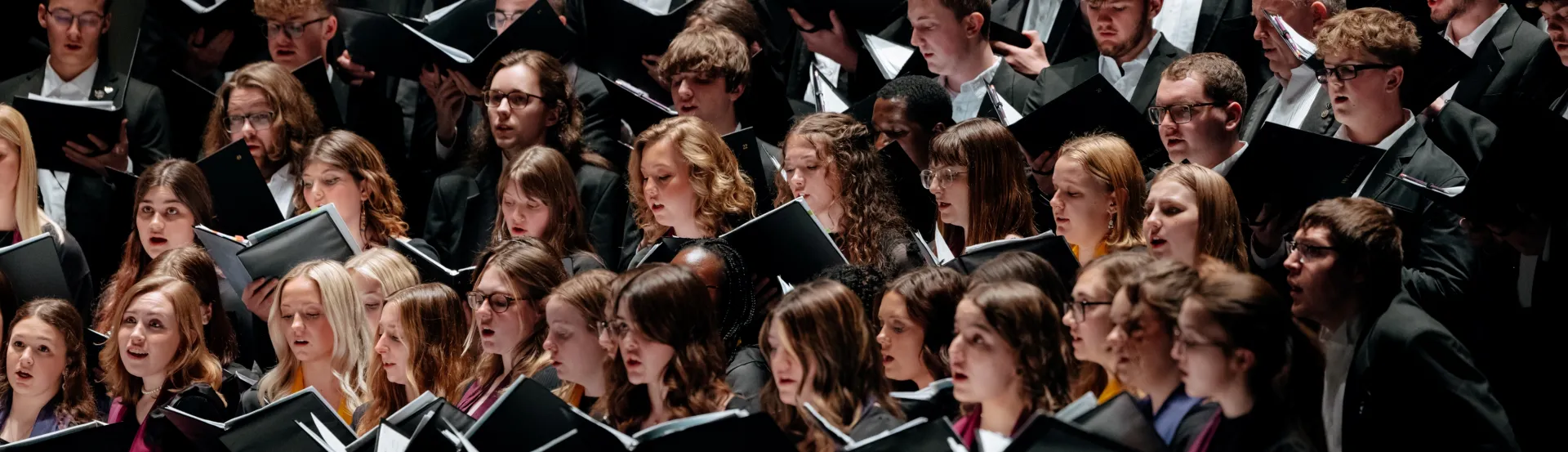 UNI Choirs performing